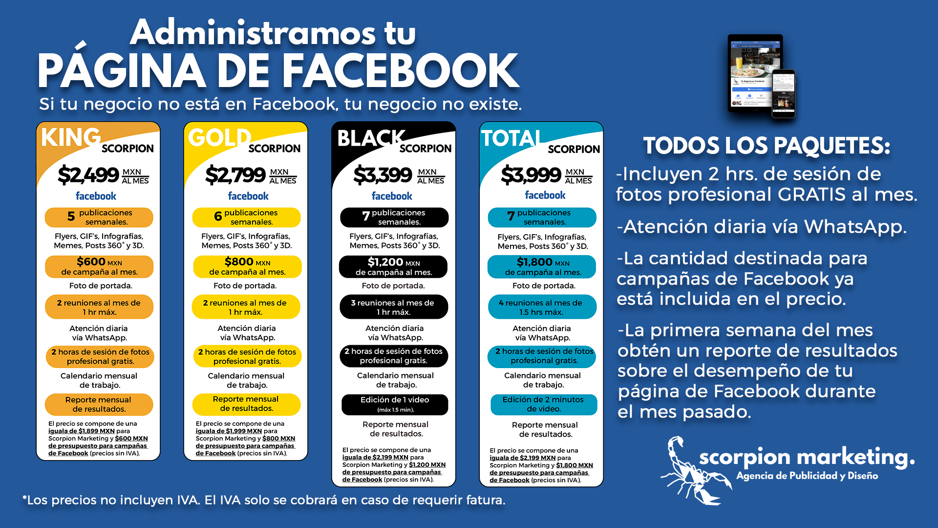 Manejo de redes sociales en Torreon, y cualquier parte de México